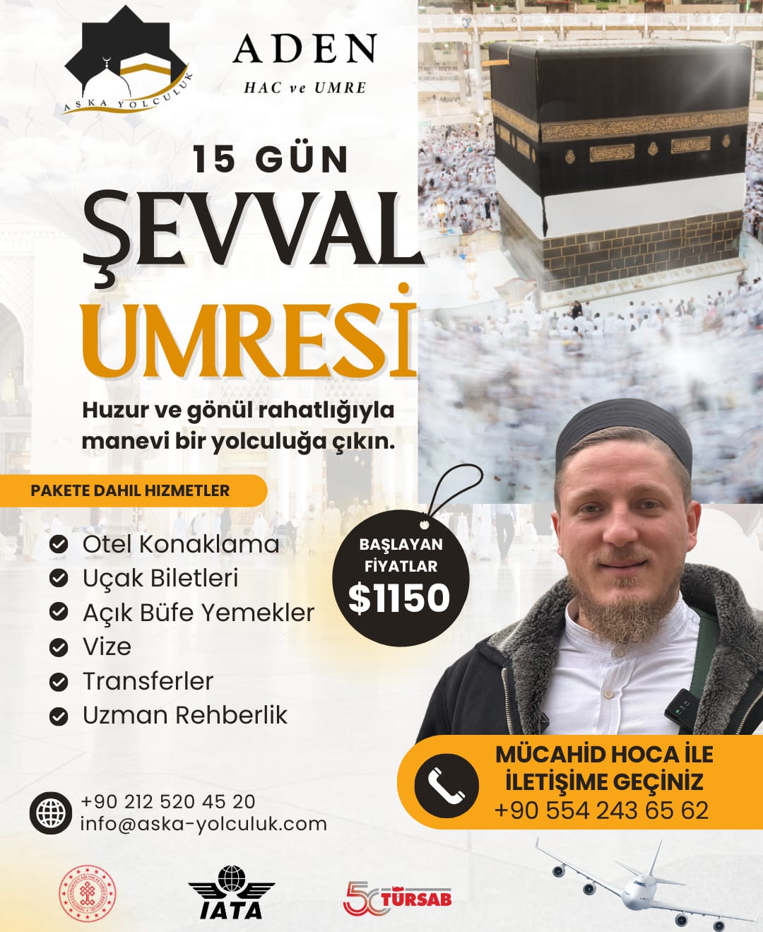 Şevval umresi program afişi