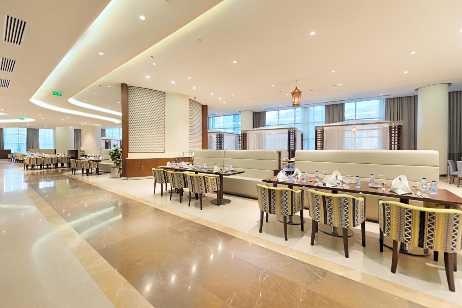 Konaklama yapılan otelin restoranı